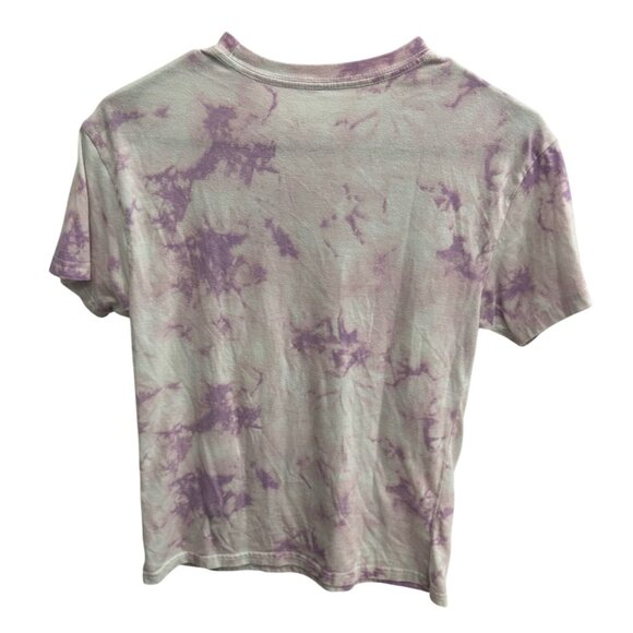 Disney Alice In Wonderland Tie-Dye Graphic T-Shirt Purple Pink Cotton Sz XS - Picture 2 of 8
